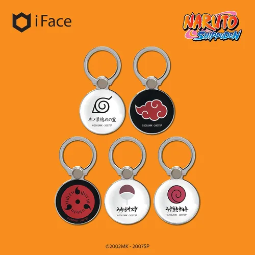 Vista 2 de iFace Naruto Shippuden - Soporte universal para anillo para teléfono inteligente con licencia de anime, accesorio de soporte para teléfono, agarre