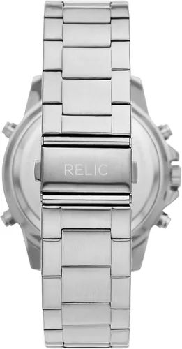 Vista 3 de Relic by Fossil Mens Walker Quartz Watch with Stainless SteelSilicone Strap