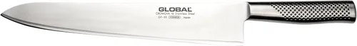 Vista 4 de Global GF-34-11 pulgadas, cuchillo de chef pesado de 10.6 in, grabado personalizado/personalizado