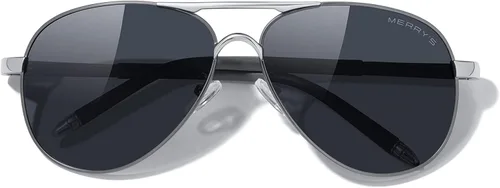 Vista 6 de MERRYS UV400 S8513 gafas de sol polarizadas para conducir marco irrompible para hombre