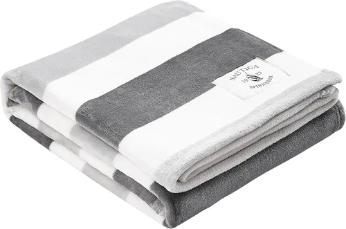 Vista 8 de Nautica - Manta, Manta de Forro Polar Ultrasuave de Felpa para Cama o Sofá, Manta Ligera de Microfranela para Comodidad Durante Todo el Año