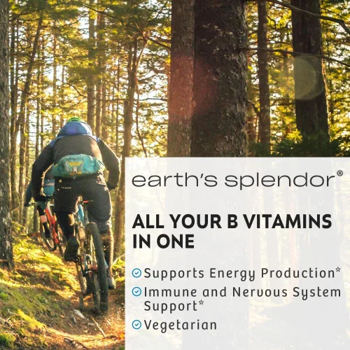 Vista 3 de Earth's Splendor Complejo de vitamina B – Apoya la energía, el metabolismo y la función inmune – Fórmula completa de vitamina B para hombres