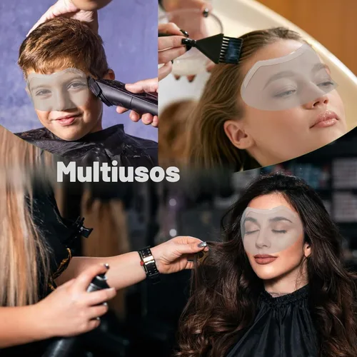 Vista 3 de 100 piezas de protector facial y ocular para ducha después de la cirugía, protector ocular transparente desechable de plástico para ducha, protector
