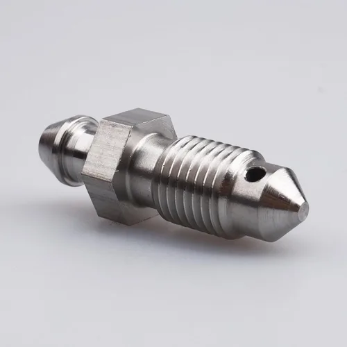 Vista 3 de AC PERFORMANCE -3 AN Tornillos de purga de rosca de acero inoxidable 3/8 x 24 para pinza de freno y embrague