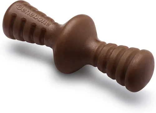 Vista 23 de Benebone Bone - Juguete masticable duradero para perros para masticadores agresivos, tocino real, fabricado en Estados Unidos, pequeño