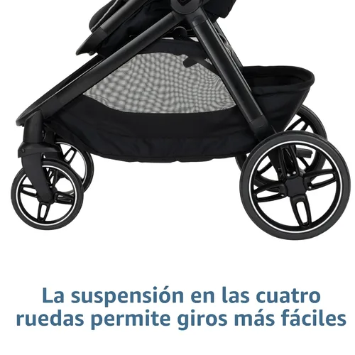 Vista 6 de Maxi-Cosi Zelia Pro - Sistema de viaje 5 en 1 con asiento de automóvil Mico Pro y cochecito de bebé, asiento reversible, ruedas grandes, mango