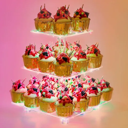 Vista 10 de YestBuy - Soporte para cupcakes (3/4/5)