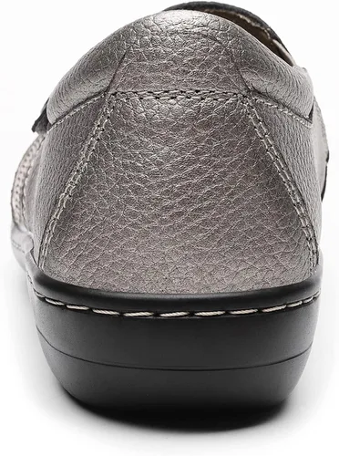 Vista 8 de Geoeleph Mocasines casuales para mujer, mocasines cómodos para caminar, mocasines de cuero para conducir