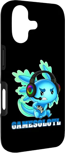 Vista 3 de Gamesolotl Gaming Gamer Axolotl Case for iPhone 17