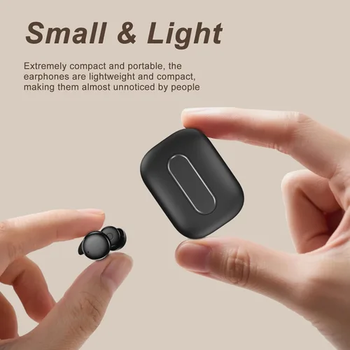 Vista 3 de Q69 - Auriculares invisibles para dormir de lado Beige
