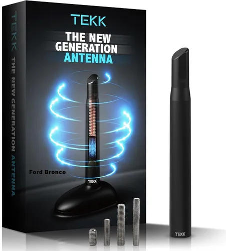 Vista 21 de Tekk - Antena corta compatible con Jeep Wrangler 1987-2006 Diseñada para una recepción optimizada de FM/AM 4.8 pulgadas