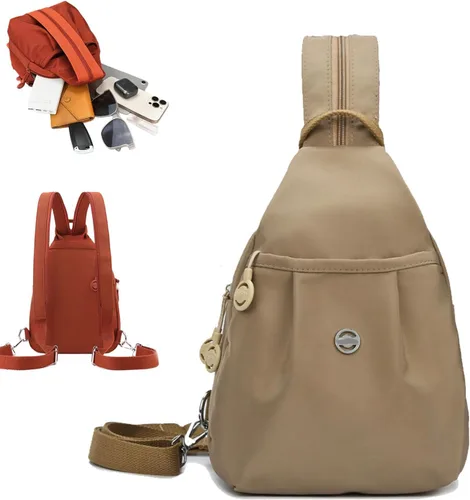 Vista 10 de 2025 Premium 3 en 1 bolsa de viaje antirrobo, mochila de tela Oxford impermeable de 2 vías, bolsa de mano para mujer, Negro, Tamaño único, Moda