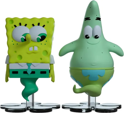 Vista 3 de Youtooz Spooky Spongebob and Patrick - Figura de vinilo de 4 pulgadas, figura coleccionable de Bob Esponja espeluznante y Patrick, 2