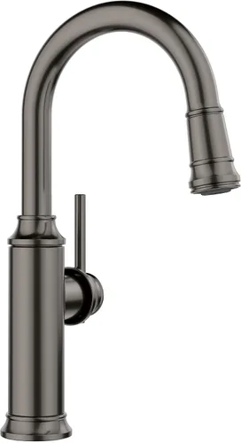 Vista 4 de BLANCO Empressa Grifo de barra desplegable 1.5 GPM, negro mate