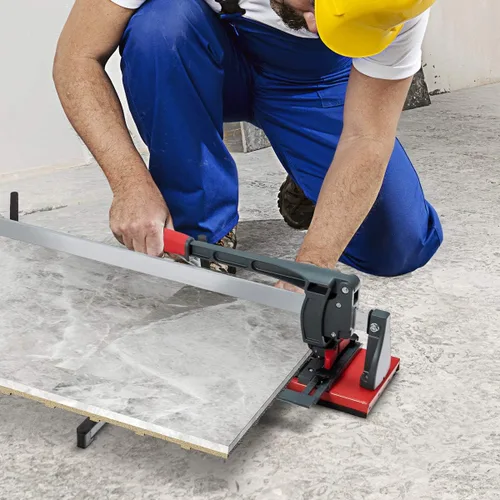Vista 6 de IRONMAX Cortador de azulejos manual de 48 pulgadas, herramientas profesionales de corte de azulejos de cerámica con mango ergonómico, escala