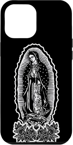 Vista 25 de Funda para iPhone 16 Nuestra Señora Virgen De Guadalupe Virgen María Tattoo Hombres Mujeres