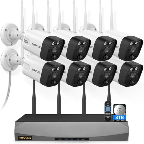 Vista 13 de (2026 Update) 5MP Wireless WiFi Outdoor Security Camera System with Dual Antenna Cameras, 55% Stronger Signal, 130° Wide Angle, 2-Way Audio, No