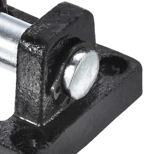 Vista 4 de PATIKIL Cilindro de aire neumático Rod Pivot Clevis 3 Pack Soporte de montaje trasero Pieza de montaje negro