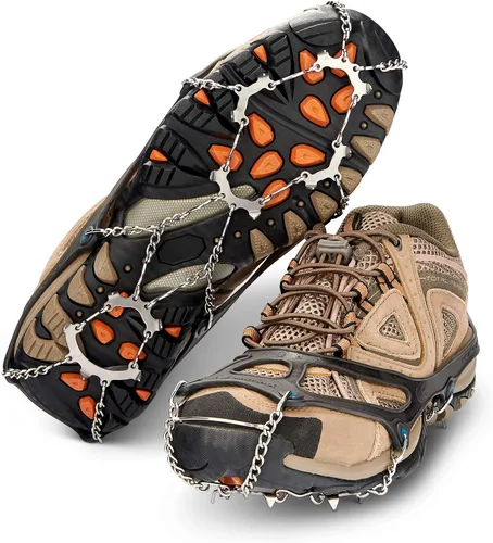 Vista 5 de Yaktrax Traverse - Picos de tracción resistentes para caminar sobre nieve y hielo (1 par)