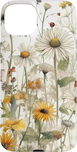 Vista 9 de Wildflowers Botanical Daisy Flowers Dandelion Dragonfly Case for iPhone 17