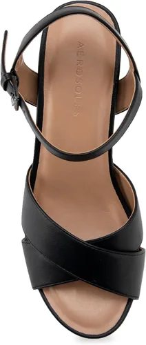Vista 5 de Aerosoles Sandalia de cuña pastel para mujer