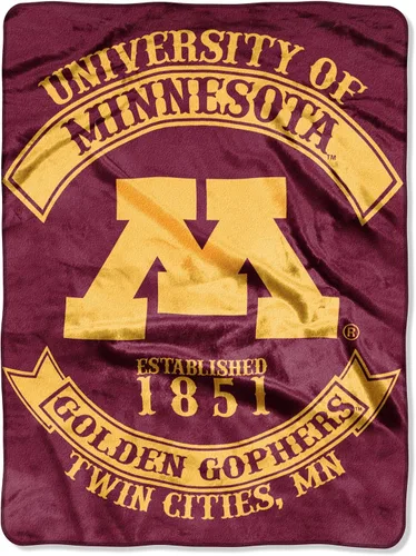 Vista 48 de Northwest NCAA Unisex-Adult Raschel Throw Blanket Alumni