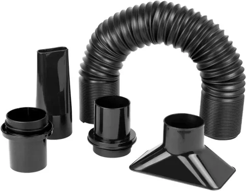 Vista 8 de POWERTEC Kit de manguera flexible de recolección de polvo 70207V, 4 pulgadas de diámetro