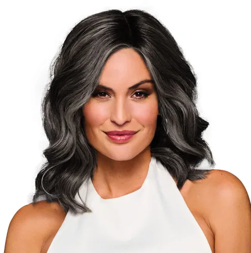Vista 12 de Raquel Welch Bella Vida - Peluca ondulada en capas, 100% atada a mano, longitud de hombro por Hairuwear, gorra pequeña promedio, RL10/12 castaño