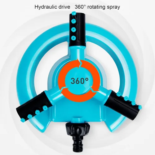 Vista 7 de 360 Degree Rotating Lawn Sprinkler Automatic Water Sprinkler for Garden Lawn Irrigation