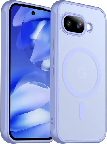 Vista 9 de SPIDERCASE Funda magnética para Google Pixel 9A, protección contra caídas de grado militar, delgada, translúcida, mate, a prueba de golpes
