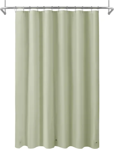 Vista 58 de Cortina de regadera para cabina de ducha 36x72, forro de cortina de regadera de plástico PEVA para baño, ligera e impermeable, 36 x 72, transparente