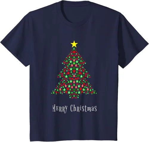 Vista 78 de Celebración del árbol de Navidad - Feliz Navidad - Camiseta de Navidad