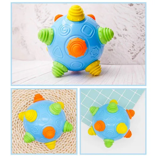 Vista 7 de teytoy - Pelota de baile musical para bebé, sin BPA, pelota sensorial de desarrollo para niños y niñas
