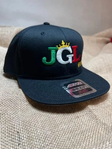 Vista 2 de ayshe JGL Gold Crown Hat, México JGL Negro el Chapo Gorra Snapback, Negro