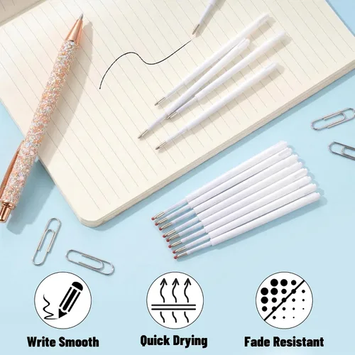 Vista 4 de 50 repuestos de tinta para bolígrafos retráctiles Click de 3.86 pulgadas