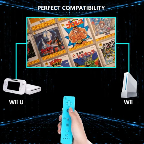 Vista 30 de Yosikr Controller for Wii, Remote Controller for Wii with Silicone Case and Wrist Strap Compatible for Wii/Wii U (2 Pack, White and White)