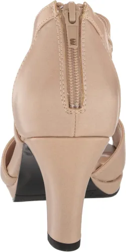 Vista 3 de Easy Street Sandalias Flash con correa en T para mujer, color beige