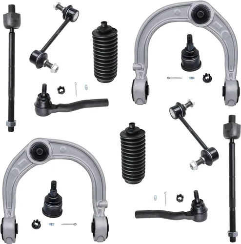 Vista 51 de Detroit Axle - Kit de extremo delantero para Hyundai Sonata XG350 XG300 Kia Optima, 2 brazos de control superiores con juntas de bola, 2 brazos