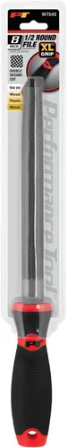Vista 5 de Performance Tool W7543 - Lima semicircular de 8 pulgadas XL con mango de gran tamaño, acero de alto carbono para desbarbar, dar forma y afilar