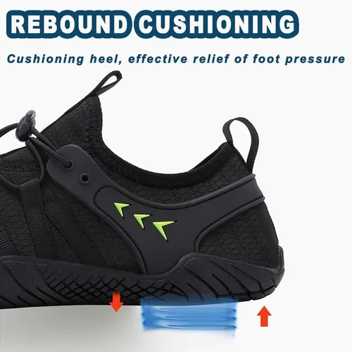 Vista 6 de Zapatos de agua para mujeres y hombres, zapatos acuáticos para llevar a la piscina, playa, navegación, pesca, buceo, aeróbicos y yoga en el agua