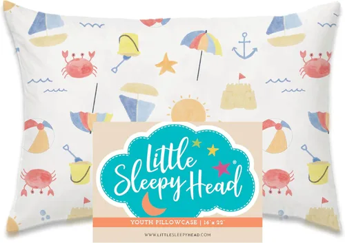Vista 77 de Funda de almohada para jóvenes Little Sleepy Head - 100% funda de almohada de algodón y hipoalergénica - Funda de almohada envolvente de ajuste