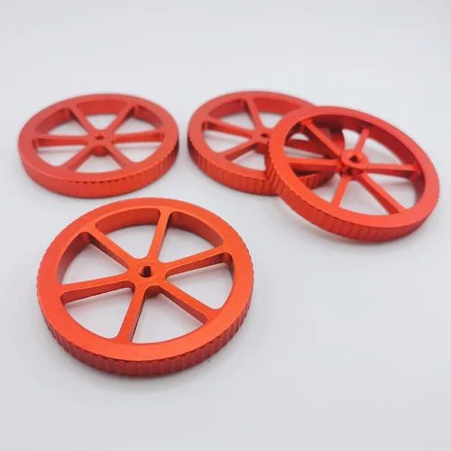 Vista 5 de Kit de nivelación de cama de impresora 3D, 5 espaciadores de cama de silicona Ender 3 y 4 tuercas de nivelación de cama Ender 3 S1/Ender 3, Ender 3