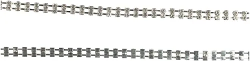 Vista 5 de Leadigol 3 pares de correas de brasier de diamantes de imitación, correa ajustable de diamantes de imitación invisible, correa de hombro