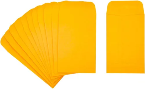Vista 10 de ESSENTIAL Sobres para monedas #1 de 2.25 x 3.5 pulgadas con solapa engomada Varios