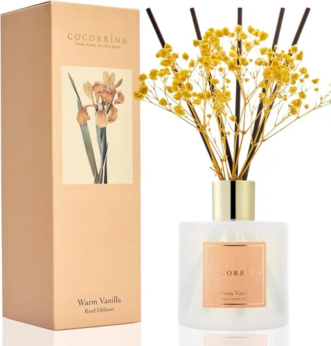 Vista 36 de Difusor de Varillas Cocorrína - Difusor Aromatizante con Aroma de Arroyo de Bambú con 8 Varillas, Difusor de Fragancia para Hogar, Decoración