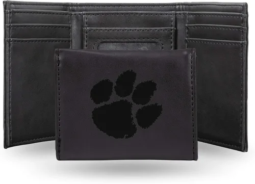 Vista 76 de NCAA Rico Industries - Billetera triple grabada con láser, con grabado láser, accesorio para hombre