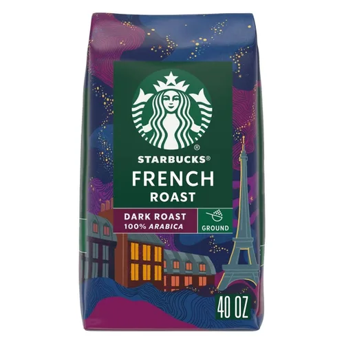 Vista 25 de Starbucks Café de tierra asado oscuro asado francés, bolsa de 28 onzas Café molido 100% arábigo; tostado francés tostado oscuro; 1 bolsa, 28 onzas