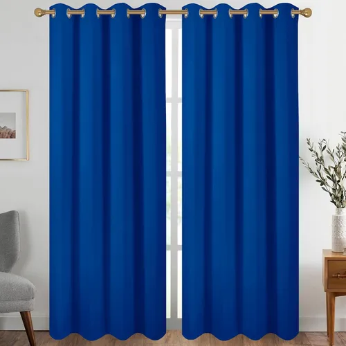 Vista 85 de Diraysid Cortinas opacas beige con ojales para dormitorio, con aislamiento térmico, cortinas de oscurecimiento de habitación, 38 x 54 pulgadas, 2