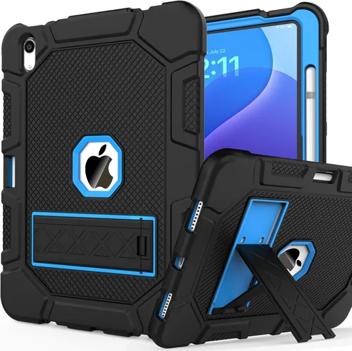 Vista 18 de Funda para iPad de 7ª/8ª generación, funda para iPad 10.2, híbrida, resistente, a prueba de golpes, funda de protección contra caídas construida