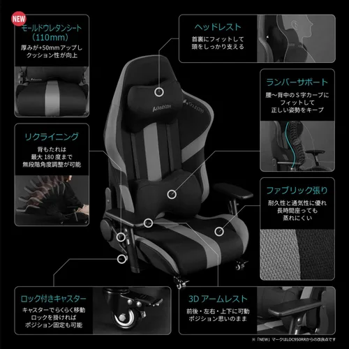 Vista 3 de Bauhutte GX-550-RD Gaming Chair Red